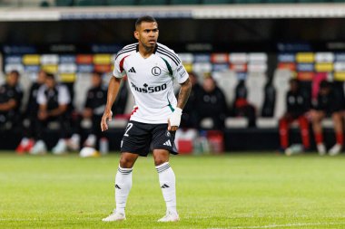 UEFA Avrupa Ligi 1. tur eleme maçı sırasında Legia Warszawa ve FK Aktobe takımları arasında Stadion Miejski Legii Warszawa 'da (Maciej Rogowski)
