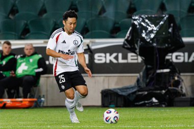 Ryoya Morishita, UEFA Avrupa Ligi 1. tur eleme maçında Stadion Miejski Legii Warszawa 'daki Legia Warszawa ve FK Aktobe takımları arasında oynandı.)