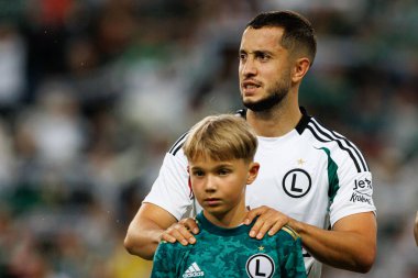 Vahan Bichakhchyan UEFA Avrupa Ligi 1. tur eleme maçında Stadion Miejski Legii Warszawa 'daki Legia Warszawa ve FK Aktobe takımları arasında oynandı (Maciej Rogowski)