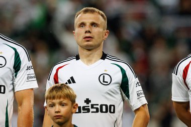 Patryk Kun, UEFA Avrupa Ligi 1. tur eleme maçında Legia Warszawa ve FK Aktobe takımları arasında Stadion Miejski Legii Warszawa 'da (Maciej Rogowski)