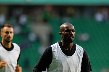 Gabi Kiki, UEFA Avrupa Ligi 1. tur eleme maçında Legia Warszawa ve FK Aktobe takımları arasında Stadion Miejski Legii Warszawa 'da (Maciej Rogowski)