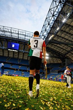 Steve Kapuadi, Süper Puchar Polski maçında Lech Poznan ve Legia Warszawa (Maciej Rogowski)