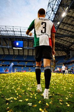 Steve Kapuadi, Süper Puchar Polski maçında Lech Poznan ve Legia Warszawa (Maciej Rogowski)