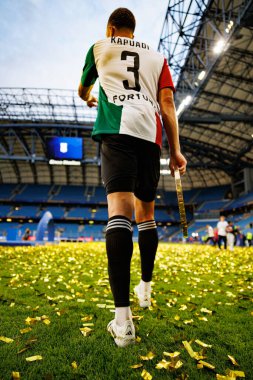 Steve Kapuadi, Süper Puchar Polski maçında Lech Poznan ve Legia Warszawa (Maciej Rogowski)