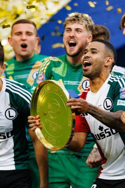 Juergen Elitim, Süper Puchar Polski maçında Lech Poznan ve Legia Warszawa (Maciej Rogowski)