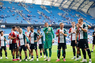 Legia oyuncuları Süper Puchar Polski maçında Lech Poznan ve Legia Warszawa (Maciej Rogowski)