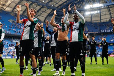 Legia oyuncuları Süper Puchar Polski maçında Lech Poznan ve Legia Warszawa (Maciej Rogowski)