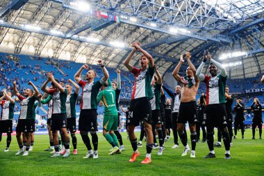 Legia oyuncuları Süper Puchar Polski maçında Lech Poznan ve Legia Warszawa (Maciej Rogowski)