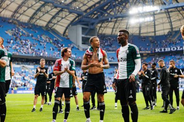 Legia oyuncuları Süper Puchar Polski maçında Lech Poznan ve Legia Warszawa (Maciej Rogowski)