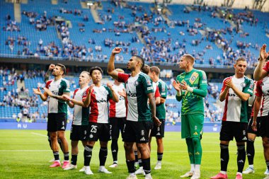 Legia oyuncuları Süper Puchar Polski maçında Lech Poznan ve Legia Warszawa (Maciej Rogowski)