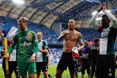 Steve Kapuadi, Süper Puchar Polski maçında Lech Poznan ve Legia Warszawa (Maciej Rogowski)