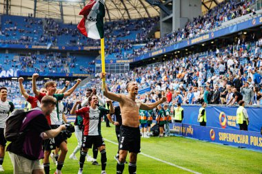 Steve Kapuadi, Süper Puchar Polski maçında Lech Poznan ve Legia Warszawa (Maciej Rogowski)