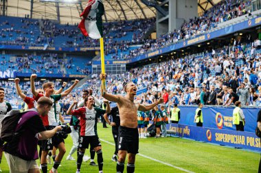 Steve Kapuadi, Süper Puchar Polski maçında Lech Poznan ve Legia Warszawa (Maciej Rogowski)
