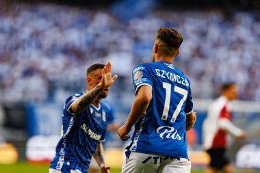 Filip Szymczak, Süper Puchar Polski maçında Lech Poznan ve Legia Warszawa (Maciej Rogowski)