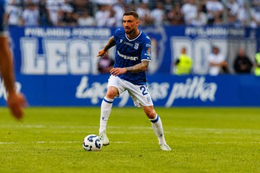 Süper Puchar Polski maçında Lech Poznan ve Legia Warszawa (Maciej Rogowski) takımları arasında Filip Jagiello görüldü.)