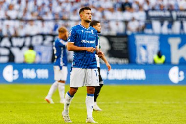 Süper Puchar Polski maçında Lech Poznan ve Legia Warszawa (Maciej Rogowski) takımları arasında Filip Szymczak görüldü)