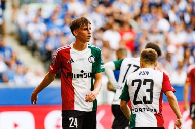 Jan Ziolkowski, Süper Puchar Polski maçında Lech Poznan ve Legia Warszawa (Maciej Rogowski)