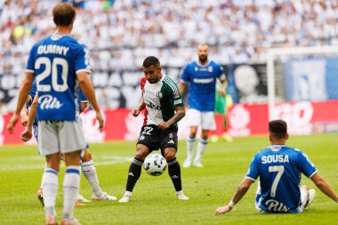 Juergen Elitim, Süper Puchar Polski maçında Lech Poznan ve Legia Warszawa (Maciej Rogowski)