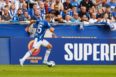 Michal Gurgul Super Puchar Polski maçında Lech Poznan ve Legia Warszawa (Maciej Rogowski)