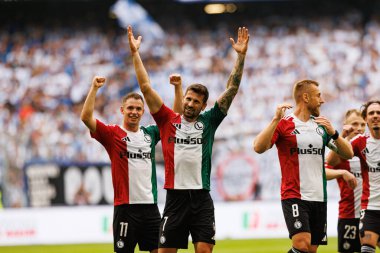 Kacper Chodyna, Pawel Wszolek ve Rafal Augustyniak, Süper Puchar Polski maçında Lech Poznan ve Legia Warszawa (Maciej Rogowski)