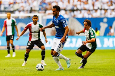 Alex Douglas, Süper Puchar Polski maçında Lech Poznan ve Legia Warszawa takımları arasında görüldü (Maciej Rogowski)