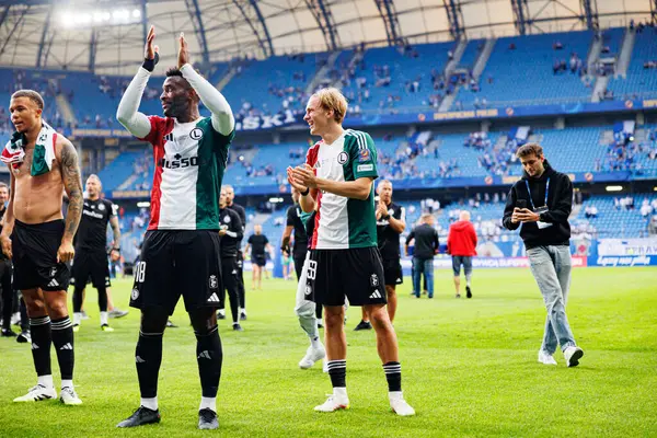 Jean Pierre Nsame ve Wojciech Urbanski, Super Puchar Polski maçında Lech Poznan ve Legia Warszawa (Maciej Rogowski)
