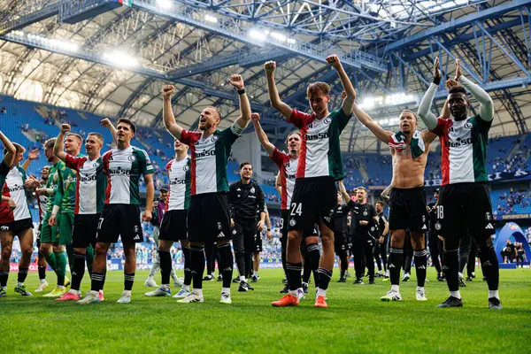 Legia oyuncuları Süper Puchar Polski maçında Lech Poznan ve Legia Warszawa (Maciej Rogowski)