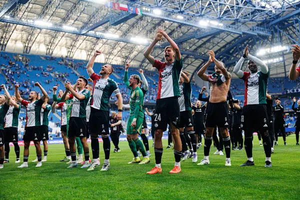 Legia oyuncuları Süper Puchar Polski maçında Lech Poznan ve Legia Warszawa (Maciej Rogowski)