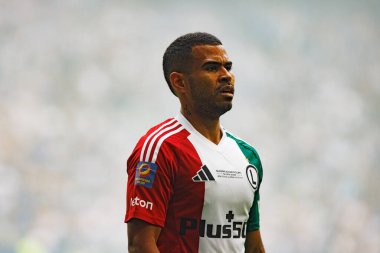 Juergen Elitim, Süper Puchar Polski maçında Lech Poznan ve Legia Warszawa (Maciej Rogowski)