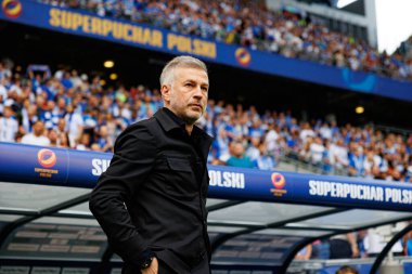 Edward Iordanescu Süper Puchar Polski maçında Lech Poznan ve Legia Warszawa (Maciej Rogowski)