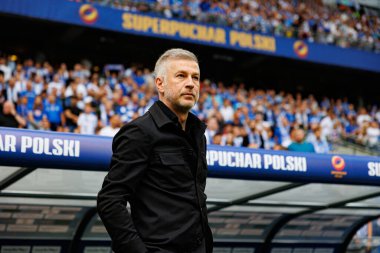 Edward Iordanescu Süper Puchar Polski maçında Lech Poznan ve Legia Warszawa (Maciej Rogowski)