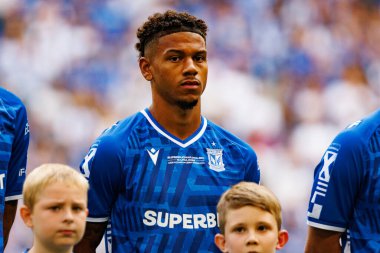 Bryan Fiabema Super Puchar Polski maçında Lech Poznan ve Legia Warszawa (Maciej Rogowski)