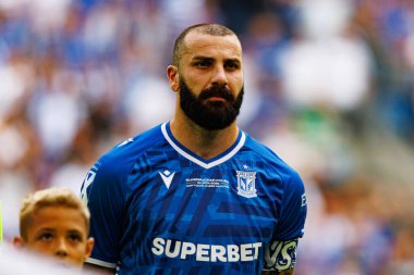 Mikael Ishak, Süper Puchar Polski maçında Lech Poznan ve Legia Warszawa (Maciej Rogowski)