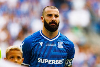 Mikael Ishak, Süper Puchar Polski maçında Lech Poznan ve Legia Warszawa (Maciej Rogowski)