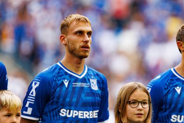 Michal Gurgul Super Puchar Polski maçında Lech Poznan ve Legia Warszawa (Maciej Rogowski)