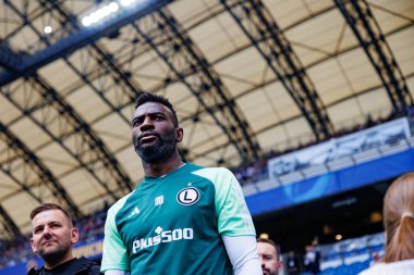 Jean Pierre Nsame, Süper Puchar Polski maçında Lech Poznan ve Legia Warszawa (Maciej Rogowski)