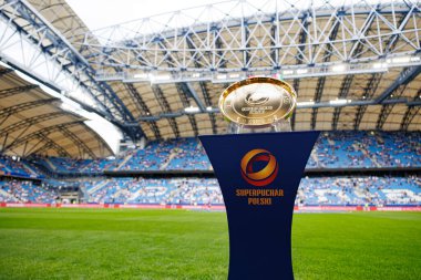 Super Puchar Polski maçında Lech Poznan ve Legia Warszawa (Maciej Rogowski)