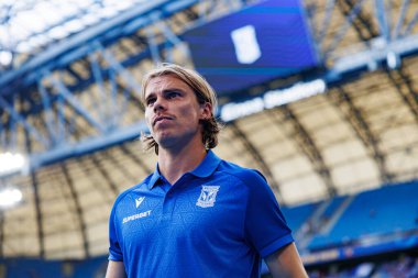 Elias Andersson, Süper Puchar Polski maçında Lech Poznan ve Legia Warszawa (Maciej Rogowski) takımları arasında görüldü.)