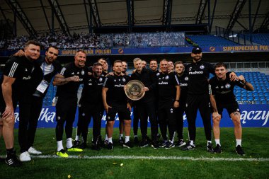 Süper Puchar Polski maçında Lech Poznan ve Legia Warszawa (Maciej Rogowski)