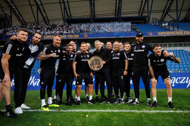 Süper Puchar Polski maçında Lech Poznan ve Legia Warszawa (Maciej Rogowski)