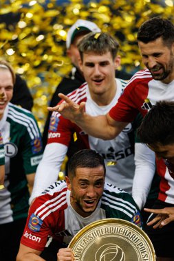 Vahan Bichakhchyan, Süper Puchar Polski maçında Lech Poznan ve Legia Warszawa (Maciej Rogowski) takımları arasında görüldü.)