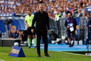 Edward Iordanescu, Süper Puchar Polski maçında Lech Poznan ve Legia Warszawa (Maciej Rogowski) takımları arasında görüldü.)