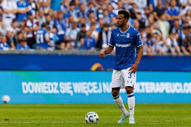 Alex Douglas, Süper Puchar Polski maçı sırasında Lech Poznan ve Legia Warszawa (Maciej Rogowski) takımları arasında görüldü.)