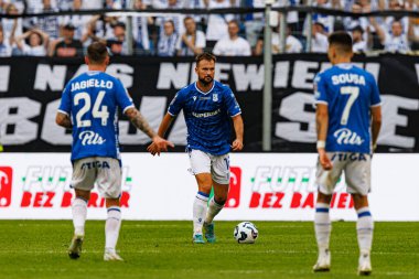 Antonio Miliç Süper Puchar Polski maçında Lech Poznan ve Legia Warszawa (Maciej Rogowski) takımları arasında görüldü)