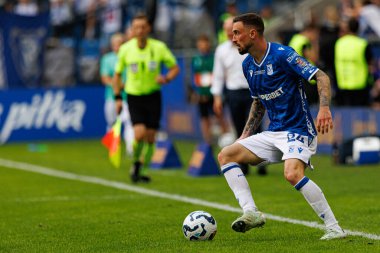 Süper Puchar Polski maçında Lech Poznan ve Legia Warszawa (Maciej Rogowski) takımları arasında Filip Jagiello görüldü.)