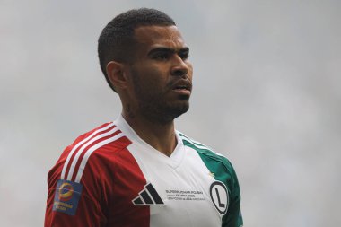 Juergen Elitim, Süper Puchar Polski maçında Lech Poznan ve Legia Warszawa takımları arasında görüldü (Maciej Rogowski)