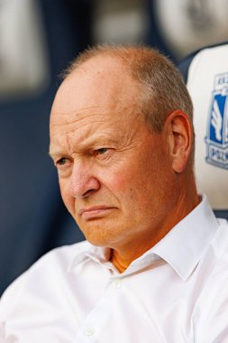 Niels Frederiksen, Süper Puchar Polski maçında Lech Poznan ve Legia Warszawa (Maciej Rogowski) takımları arasında görüldü.)