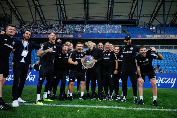 Süper Puchar Polski maçında Lech Poznan ve Legia Warszawa (Maciej Rogowski)