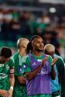 Radomiak Radom ve Pogon Szczecin (Maciej Rogowski) takımları arasında oynanan PKO BP Ekstraklasa maçı sırasında Vasco Lopes)