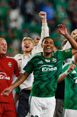 PKO BP Ekstraklasa maçı sırasında Joao Pedro Radomiak Radom ve Pogon Szczecin (Maciej Rogowski)